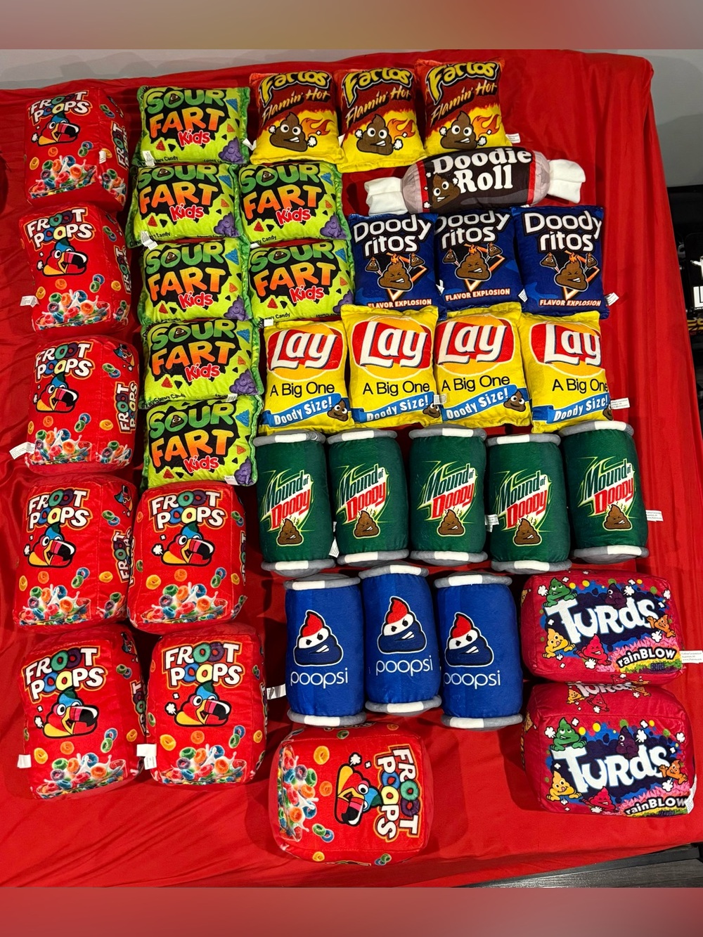 Junk food doody plush lot
